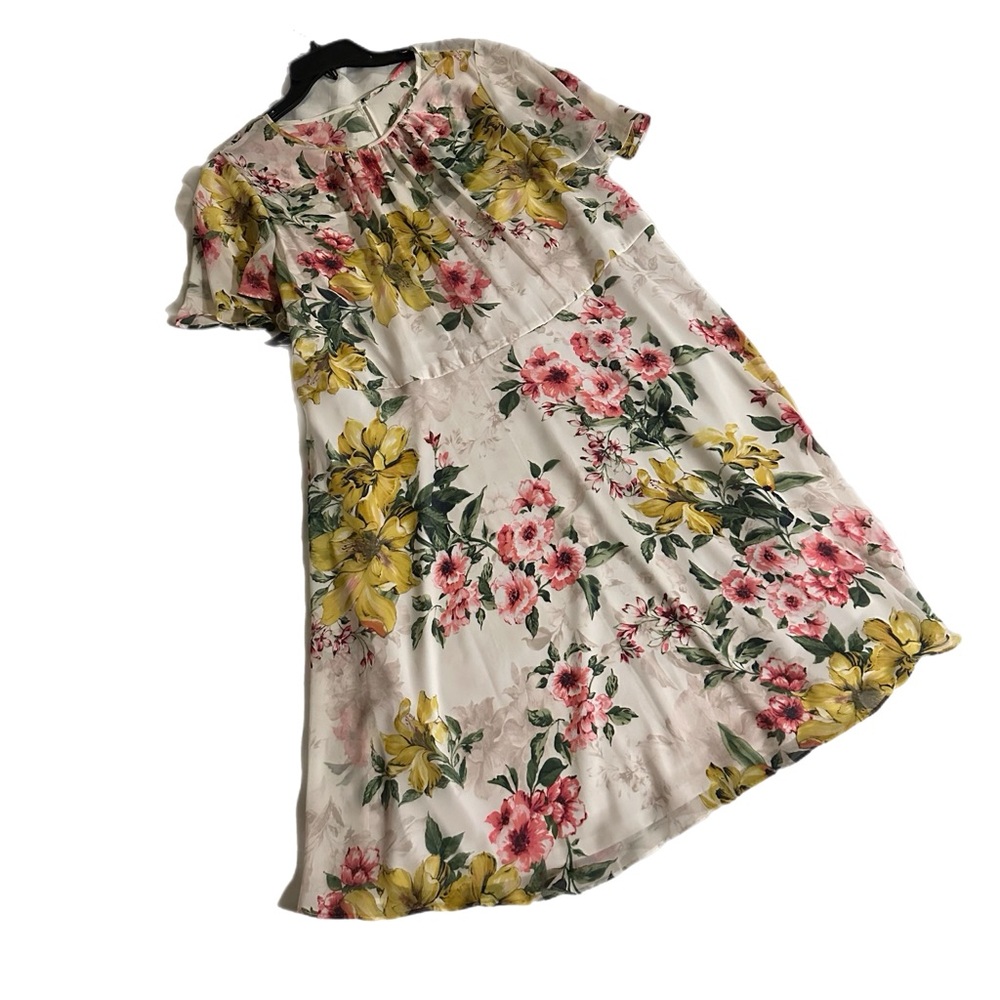 Jessica Howard Floral Dress - Yellow and Pink